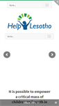 Mobile Screenshot of helplesotho.org